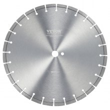 VEVOR Diamond Blade 16inch Concrete Saw Blade Wet or Dry 0.47inch Flat Teeth