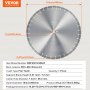 VEVOR Diamond Blade 18inch Concrete Saw Blade Wet or Dry 0.47inch Flat Teeth