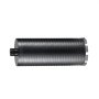 VEVOR diamond core drill bit with ribbed design and segmented cutting edge in black.