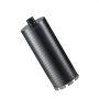 black VEVOR diamond core drill bit with grooved cylindrical body and square end fitting.