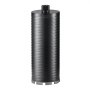 VEVOR diamond core drill bit with a sleek, black design and segmented cutting edge.