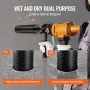 VEVOR Core Drill Bit, 10.2 cm Wet/Dry Diamond Core Drill Bits for Brick and Block, Concrete Core Drill Bit with Pilot Bit Adapter and Saw Blade, 24.1 cm Drilling Depth, 1.6 cm-11 Inner Thread, Laser Welding