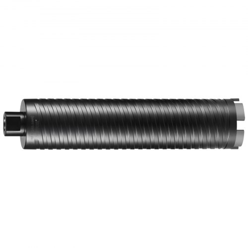 DPT 1-1/2 Inch Diamond Core Drill Bit – For Concrete, Asphalt, Bricks, Block, 5/8-11 Threads, 17" Length, Blue, Made In Thailand