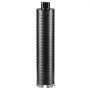 black cylindrical VEVOR metal tool with spiral pattern and threaded ends.