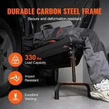 VEVOR 40 in Under Dash Creeper 330 lbs Rolling Garage Creeper Height Adjustable