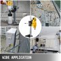 8'' Diamond Core Drill Concrete Drilling Machine with Stand & Drill Bits 3980W
