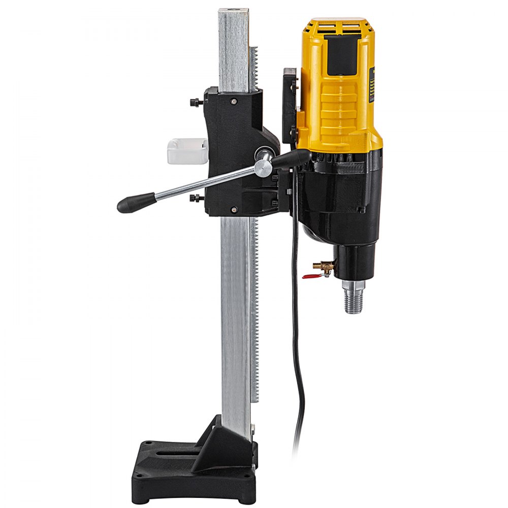 10'' Diamond Core Drill Concrete Drilling Machine with Stand & Drill Bits 4450W