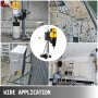 10'' Diamond Core Drill Concrete Drilling Machine with Stand & Drill Bits 4450W