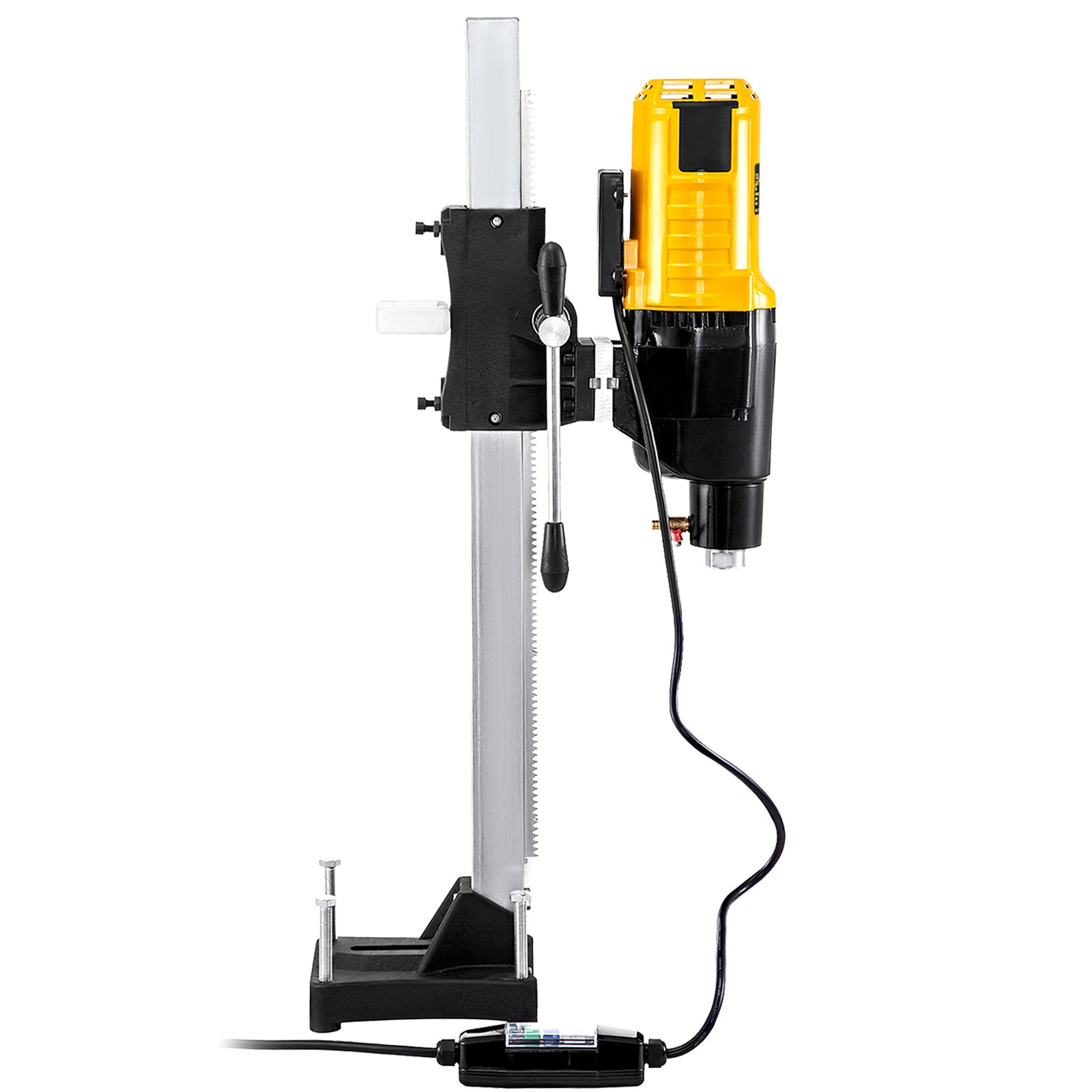 VEVOR Core Drill Machine 305 MM 12 Inches Core Drill Rig Powerful Rugged Diamond Concrete Core Drill 220V 500 r/min Core Drill Rig with Stand Tool Wet Dry Concrete Brick Block Drilling 4800W