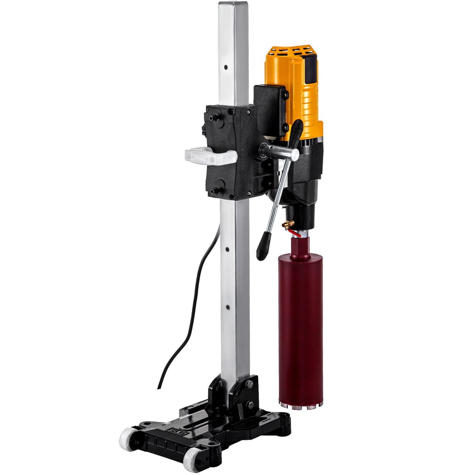 14'' Diamond Core Drill Concrete Drilling Machine with Stand & Drill Bits 4980W