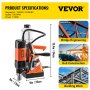 VEVOR Magnetic Drill Press 1100W Magnetic Base Drill 10000N Magnet Force Mag Drill with 1-1/3 inch (35mm) Boring Diameter 700 RPM Portable Electric Mag Drilling System Magnetic Drill Press