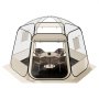VEVOR Pop up Bubble Tent, 11 x 10.2 ft Waterproof & UV-Resistant, Clear Camping Tent Shelter, Outdoor Garden Dome Igloo Tents with Windows, 540° Panoramic View, for 8-10 Persons Patio Backyard