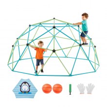 VEVOR Climbing Dome 10FT Geometric Dome Climber Jungle Gym 1000LBS Max Loading