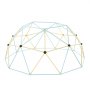VEVOR Climbing Dome, 10FT Geometric Dome Climber, 1000LBS Loading Jungle Gym Playground with 2 Basketballs & Octopus Net, Easy-Assembly Outdoor Backyard Climbing Equipment for Kids 3 to 10 Years Old