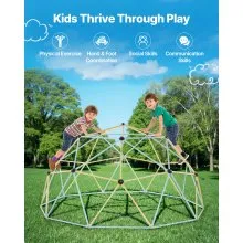 VEVOR Climbing Dome 10FT Geometric Dome Climber 1000LBS Loading Kids Jungle Gym