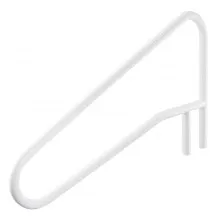 VEVOR Pool Rail, 137.1 x 81.3 cm Pool Handrail, 100kg Load Capacity Heavy Duty Stainless Steel Swimming Handrail, Seamless Welding, Recessed or Base Mount, for Poolside, Water Parks, Spa Centers