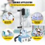 VEVOR Electric Overhead Stirrer Mixer 0-3000 RPM Overhead Stirrer Mixer 100W Overhead Stirrer 0-120 Minutes for Lab Mechanical Mixer