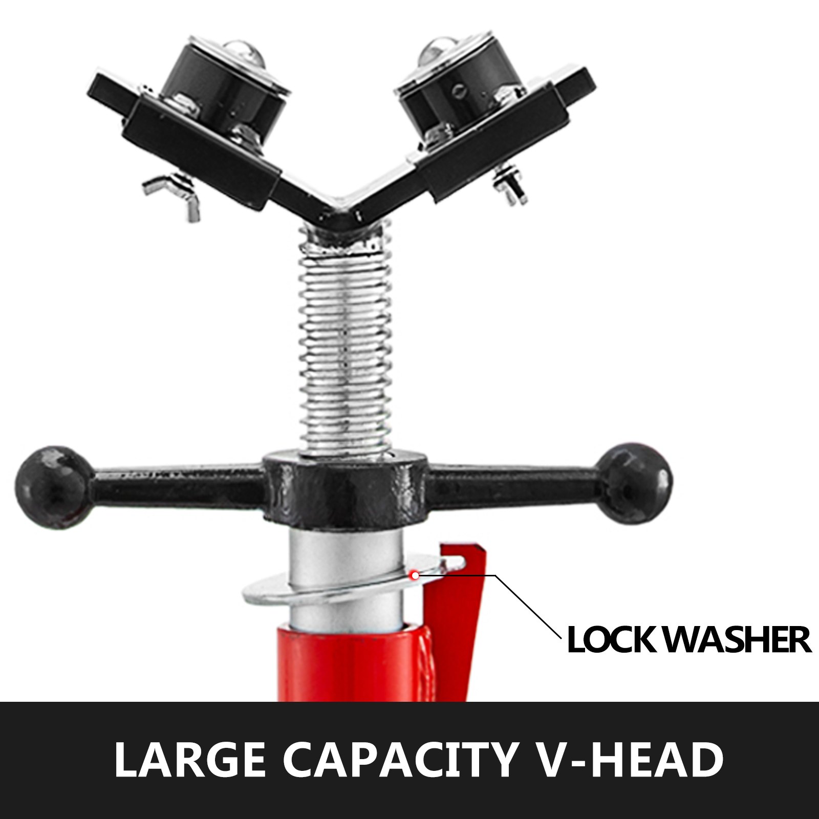 VEVOR Pipe Stand with 2-Ball Transfer V-Head and Folding Legs 1500LB Welding Pipe Stand Adjustable Height 20-37IN 1107C-type Pipe Stands for Welding
