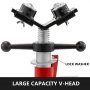 Pipe Jack Stand Folding Legs 4-Ball Transfer Head 51-94cm Adjustable Height