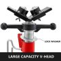 VEVOR pipe jack stand with large capacity v-head and lock washer.