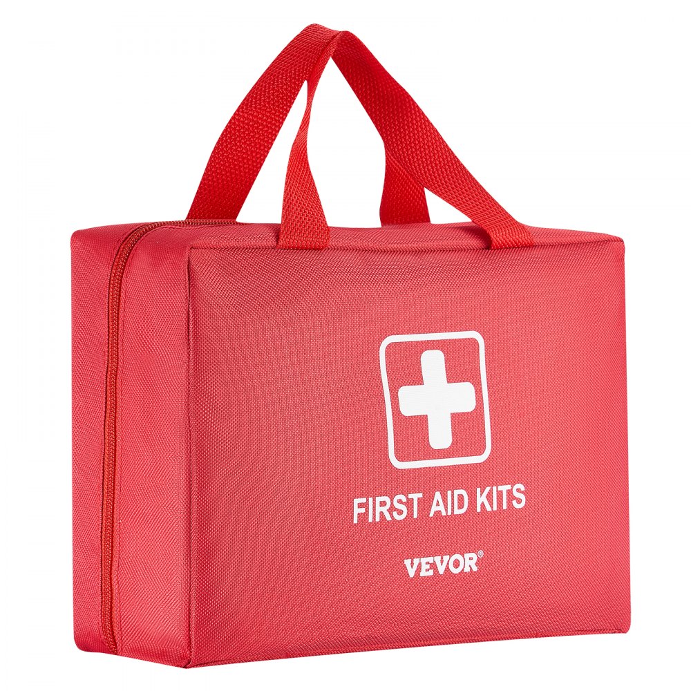 VEVOR First Aid Kit, 420 Pieces, 600D Nylon Large Survival First Aid Bag, Emergency Medical Supplies, for Home, Car, Office, Travel, Camping, Truck, Hiking, Sports, Vehicle and Outdoor Emergencies