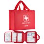 VEVOR First Aid Kit, 420 Pieces, 600D Nylon Large Survival First Aid Bag, Emergency Medical Supplies, for Home, Car, Office, Travel, Camping, Truck, Hiking, Sports, Vehicle and Outdoor Emergencies