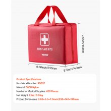 First Aid Kit 420 Pieces Large Survival Bag Emergency Medical Supplies Home Car