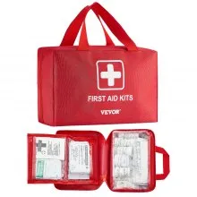 VEVOR First Aid Kit 500 Pieces Large Survival Bag Emergency Medical Supplies
