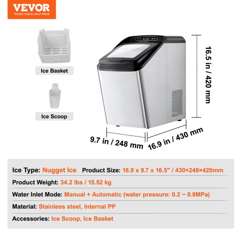 Ice Maker Machine Self Clean, 3 Size S/M/L, 13 KG / 28 lbs Ice in 24 H – AICOOK Ice Maker Machine Self Clean, 3 Size S/M/L, 13 KG / 28 lbs Ice in 24 H – AICOOK