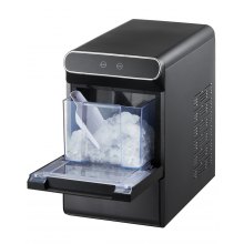 Countertop Nugget Ice Maker 37Lbs/24H Self-Cleaning with Scoop Basket Home Bar