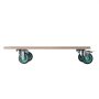VEVOR Furniture Dolly, 250kg Load Capacity, Furniture Moving Dollies with 4 TPR Silent Wheels, Rectangle Multifunctional Flat Dolly for Piano Furniture Couch Washing Machine Fridge, 2 Pack, Black