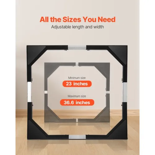 Reguleeritav kodumasina alus ratastel, 544 kg, 58–95 cm — pilt 4