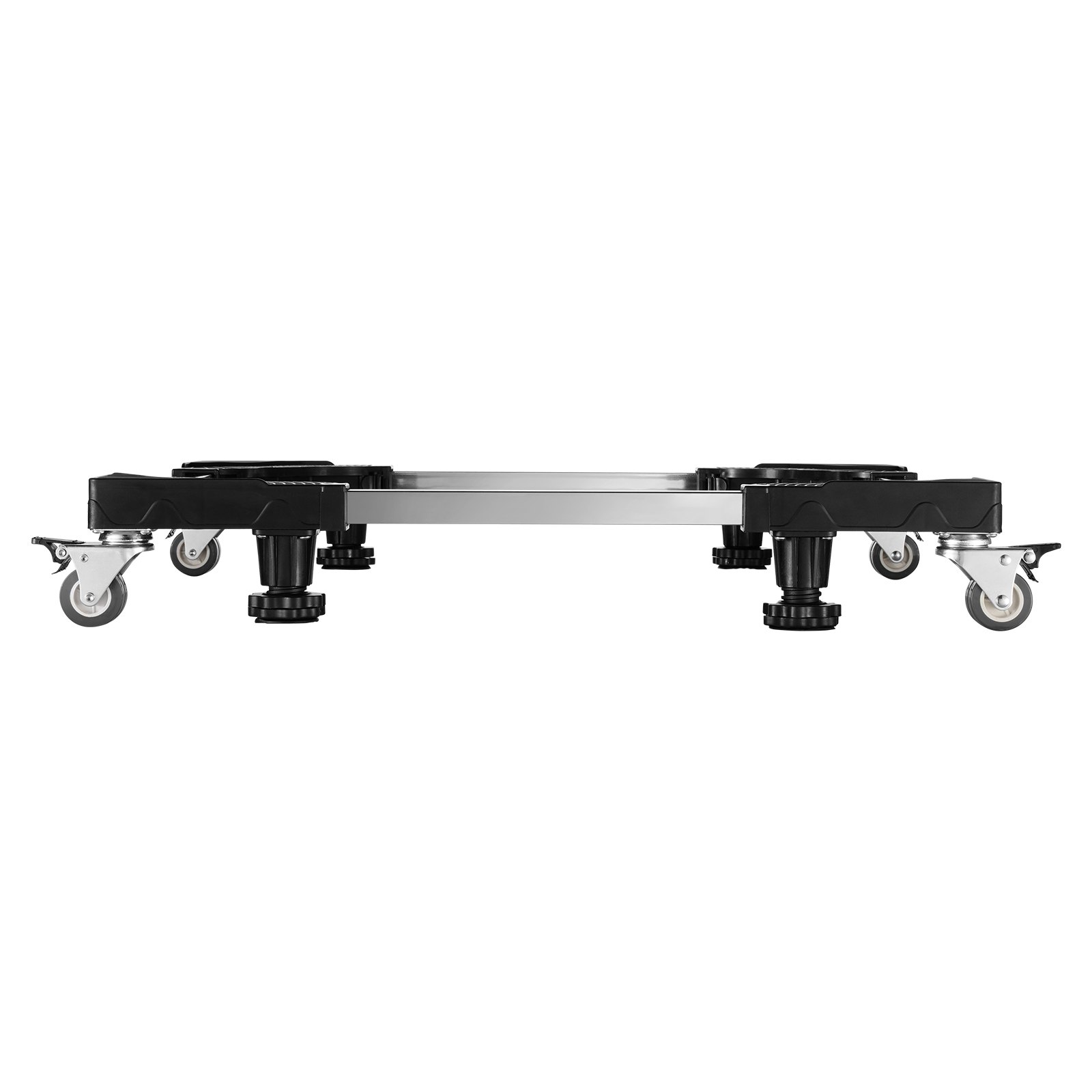 VEVOR Fridge Stand Mobile Base, 500kg Load Capacity, Washing Machine Stand with 8 Locking Twin Wheels and 4 Brakes, 27.5 -35.4 Inches Adjustable Furniture Dolly for Washer, Refrigerator and Dryer