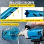 VEVOR Core Drill Bit, 2.5\" / 63.5 mm Diameter 5/8\"-11 Threaded, 9.5\" / 241.3mm Depth Diamond Dry Coring Bore Tool with a Pilot Bit & 4.5\" Blade, Masonry Hole Saw Bits for Hard Concrete Brick and B