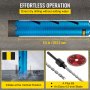 VEVOR Core Drill Bit, 2.5\" / 63.5 mm Diameter 5/8\"-11 Threaded, 9.5\" / 241.3mm Depth Diamond Dry Coring Bore Tool with a Pilot Bit & 4.5\" Blade, Masonry Hole Saw Bits for Hard Concrete Brick and B