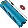 VEVOR Dry Core Drill Bit,  88.9 mm Diameter 11 Threaded, 241.3mm Depth Diamond Coring Bore Tool with a Pilot Bit &  Blade, Masonry Hole Saw Bits for Hard Concrete Brick