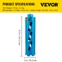 VEVOR Core Drill Diamond Dry Coring Bit 3" with Pilot Bit for Hard Concrete