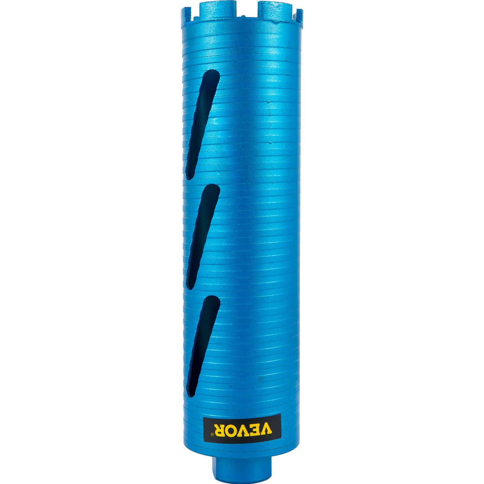VEVOR Dry Core Drill Bit, 3" / 76.2mm Diameter 5/8"-11 Shank Arbor with a Pilot Bit & 4.5" Blade, 9.5" / 241.3mm Depth Diamond Coring Bore Tool, Masonry Hole Saw Bits for Hard Concrete Brick and Block