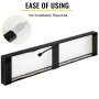 VEVOR LED Lighted Liquor Bottle Display Shelf, 24-inch LED Bar Shelves for Liquor, 1-Step Lighted Liquor Bottle Shelf for Home/Commercial Bar, Acrylic Lighted Bottle Display with Remote & App Control