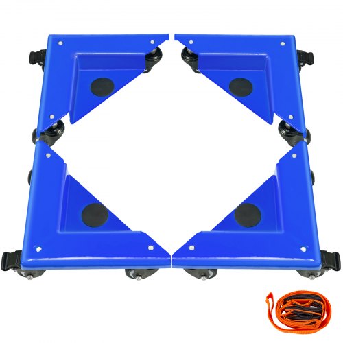 Furniture Dolly Corner Moving Dolly 1380Lbs Desk Cabinet Moving Cart 4-Pack Blue