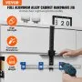 VEVOR Cabinet Hardware Jig, Aluminum Alloy and Stainless Steel Cabinet Handle Jig with Center Punch, Adjustable Cabinet Hardware Template for Installation of Door Drawer Front Knobs Handles and Pulls