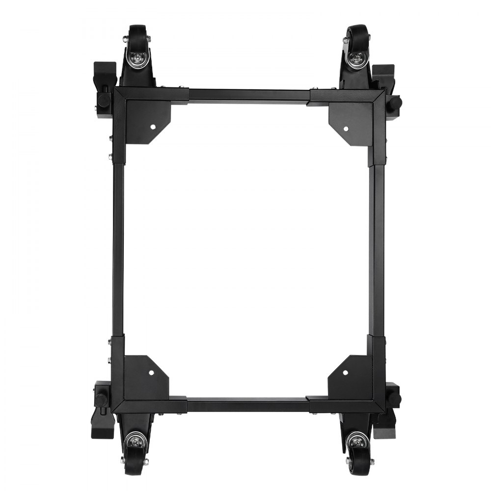 VEVOR Mobile Base, 1500 lbs Capacity, Adjustable from 20" x 24.5" to 28" x 33.5", Heavy Duty Universal Mobile Base Stand with 4 Swivel Wheels, for Woodworking Equipment, Bandsaw, Power Tool, Machine