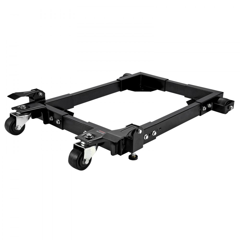 VEVOR Mobile Base, 1500 lbs Capacity, Adjustable from 18" x 24" to 26.5" x 31.5", Heavy Duty Universal Mobile Base Stand with Swivel Wheels, for Woodworking Equipment, Bandsaw, Power Tools, Machines