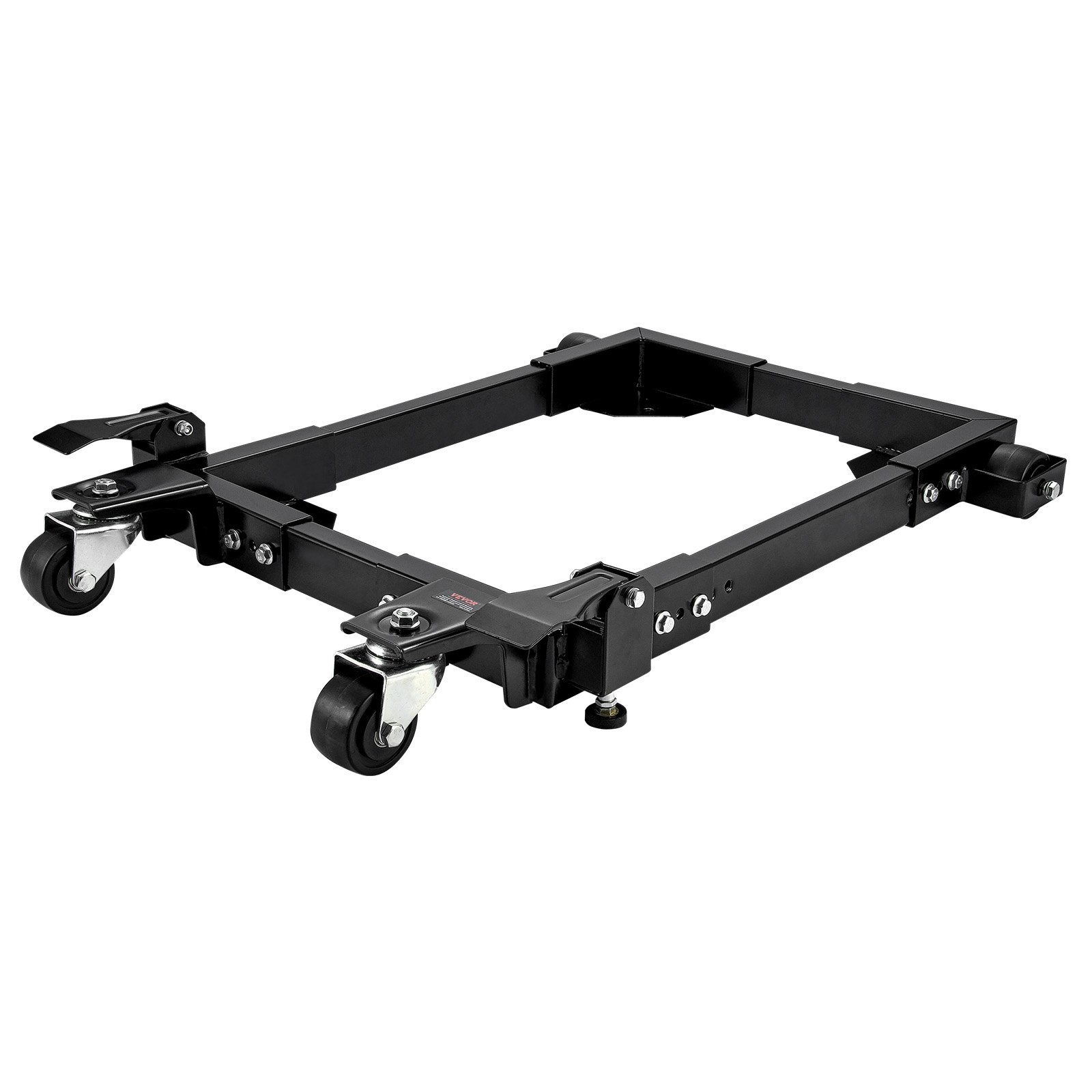 VEVOR Mobile Base, 1500 lbs Capacity, Adjustable from 18" x 24" to 26.5" x 31.5", Heavy Duty Universal Mobile Base Stand with Swivel Wheels, for Woodworking Equipment, Bandsaw, Power Tools, Machines