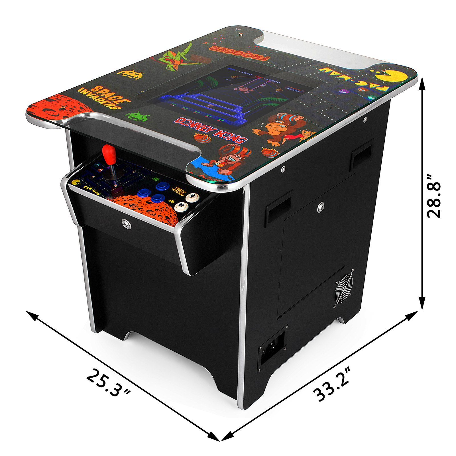 Cocktail Arcade Game Machine W/ 60 Retro Games