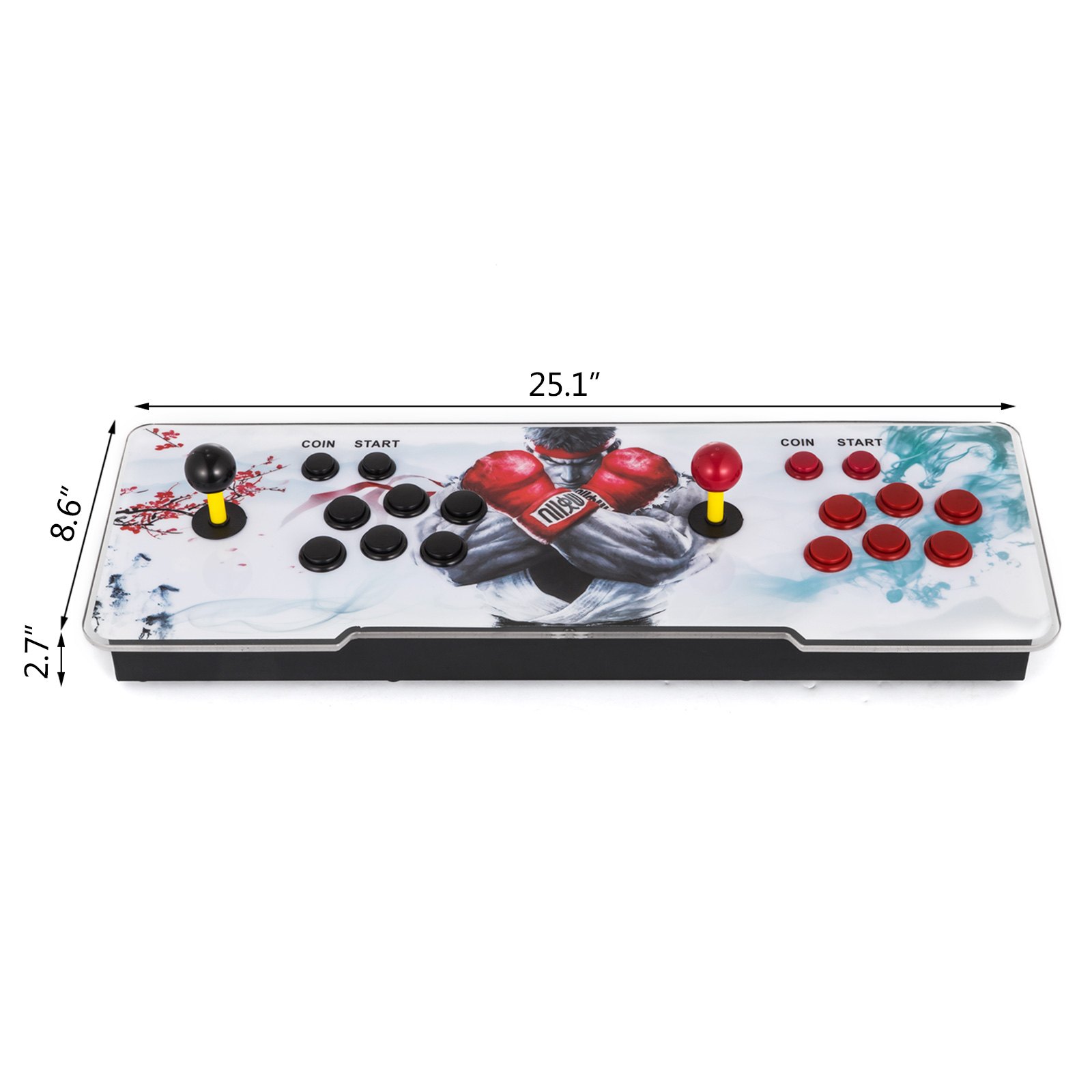 New Retro 1500 Games HD Arcade Video Game Console Fight Gamepad Home Double Players 110V