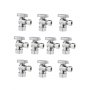 10-Pack Angle Stop Valve 1/4 Turn 5/8" OD (1/2" NOM) x 3/8" OD Compression