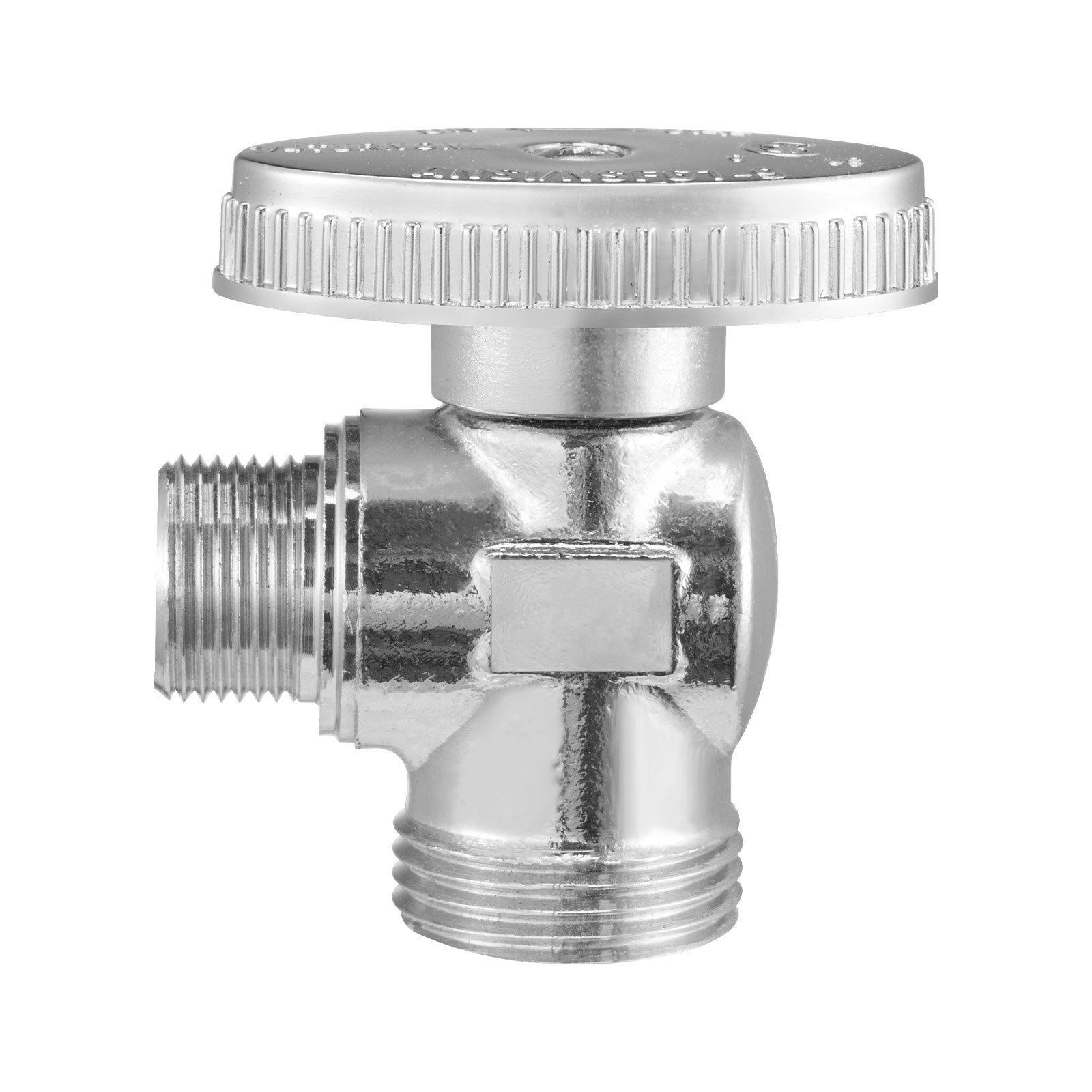 VEVOR 10-Pack Angle Stop Valve, 1/4 Turn Water Shut Off Valves, 1/2" Nominal (5/8" OD) Compression Inlet x 3/8" OD Compression Outlet Shutoff Valve for Bathroom Kitchen Toilet Shower Plumbing