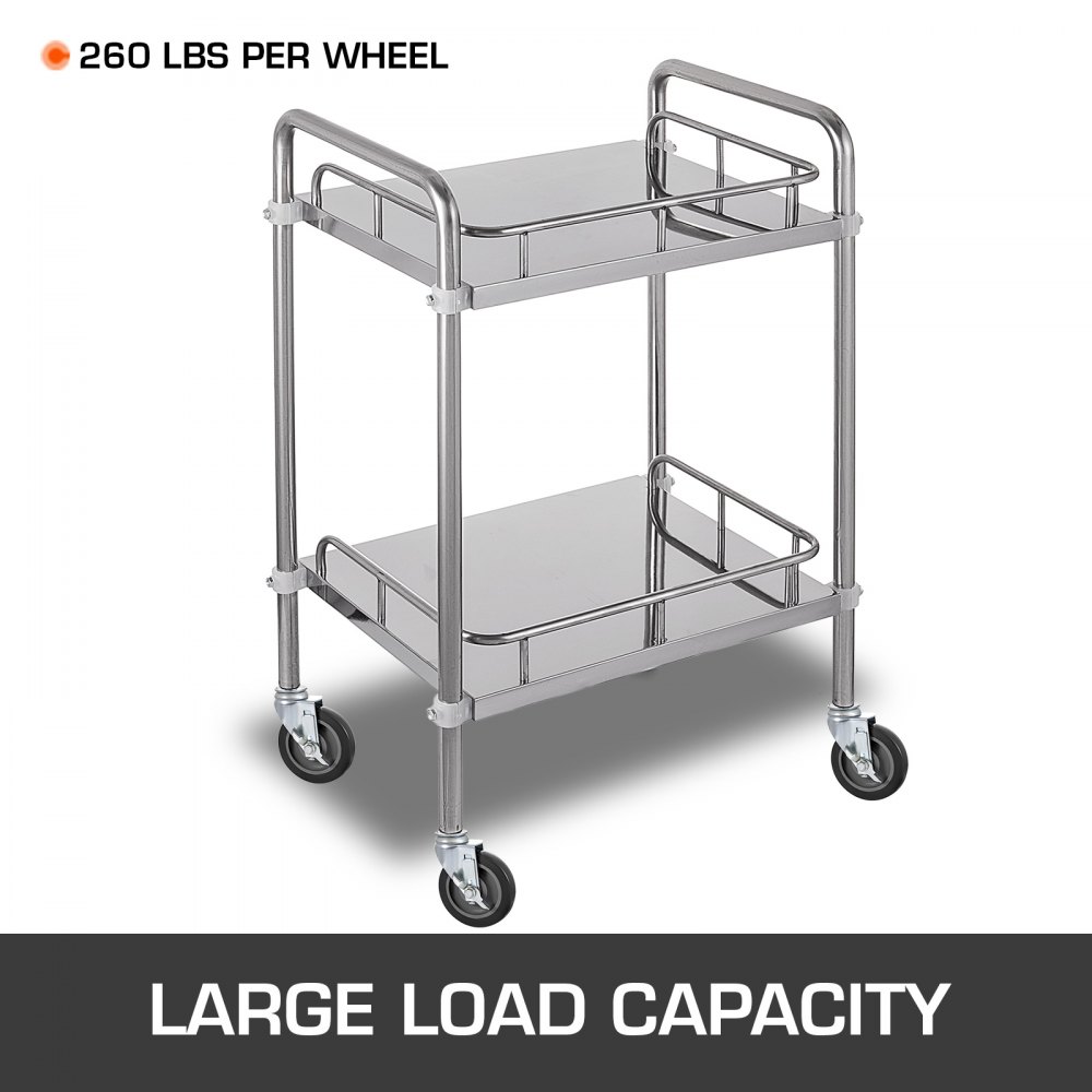 4 Pack 5" Heavy Duty Scaffolding Steel Core Polyurethane Swivel Casters With Side Brake 260LBS Capacity Per Wheel