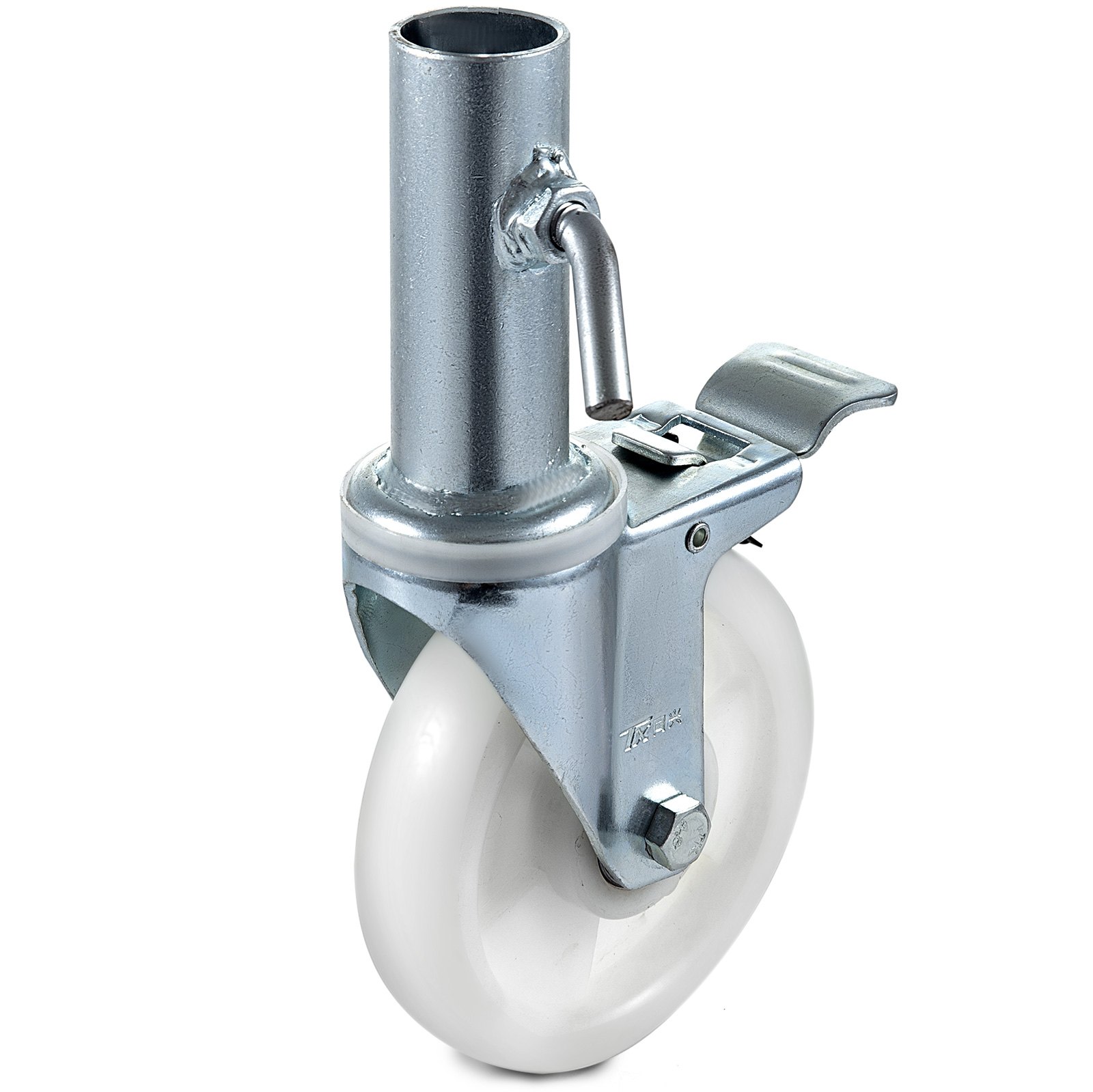VEVOR 4 Pack 5 Inch Scaffolding PP Swivel Casters with Dual Locking Heavy Duty Casters 260LBS Capacity per Wheel